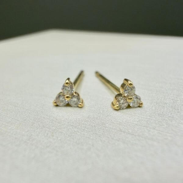 Trois Diamond Studs